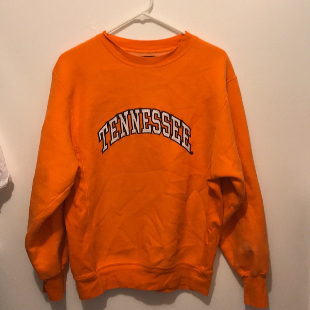 bright orange Tennessee crew neck